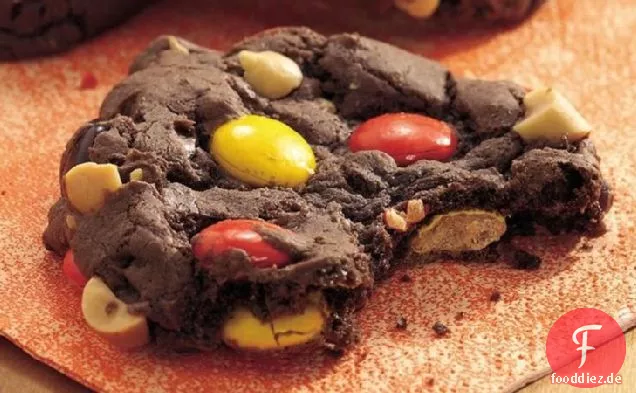Peanutty Schokolade Süßigkeiten Cookies