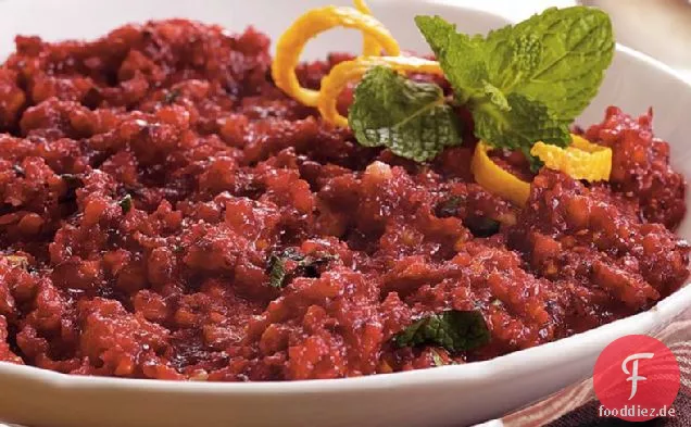 Geprägter Cranberry-Genuss