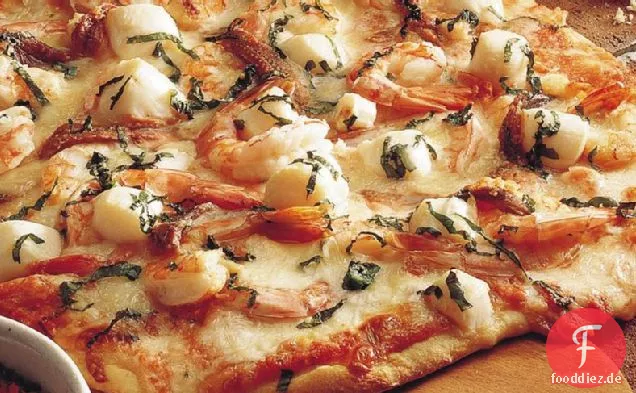 Meeresfrüchte-Pizza