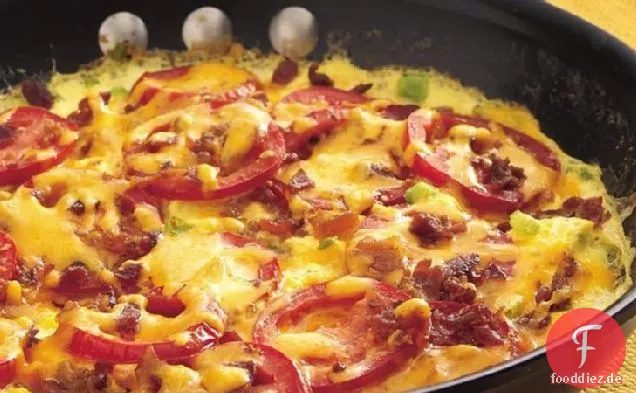 Speck und Tomaten Frittata