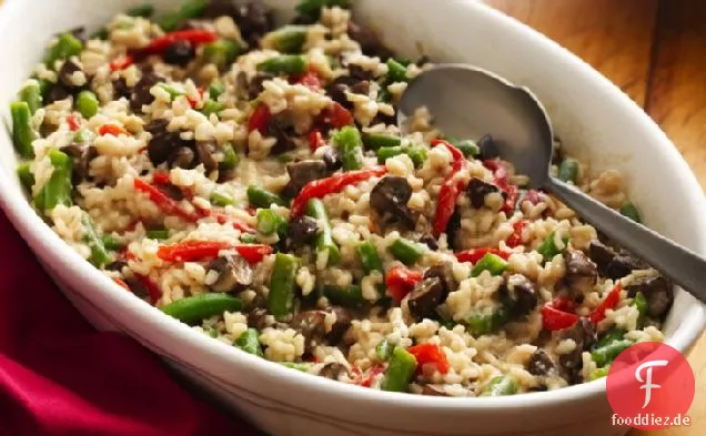 Gebackenes Gemüse-Risotto