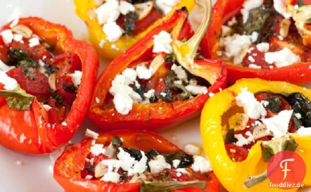 Geröstete gefüllte Paprika
