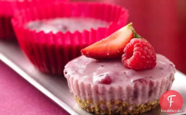 Mini Cranberry-Beeren-Käsekuchen