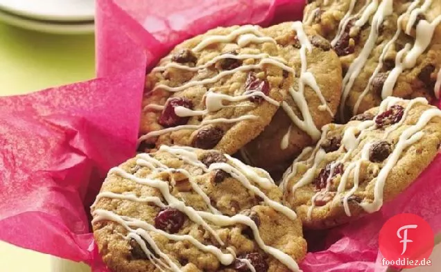 Doppel-Schokolade Cranberry Cookies
