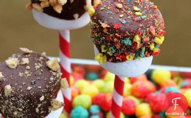 Getreide Marshmallow Pops
