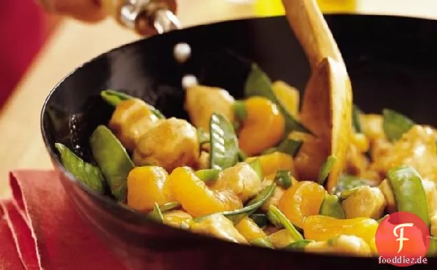 Mandarin Huhn Stir-Fry