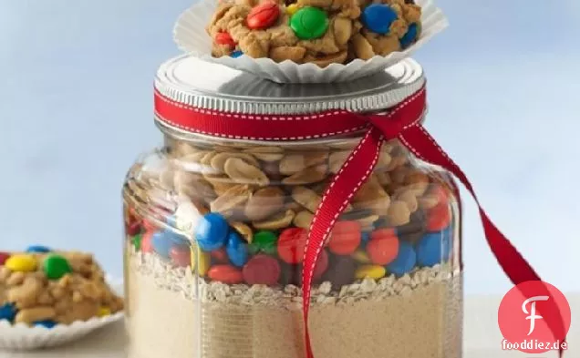 Erdnussbutter Süßigkeiten Jumble Cookies