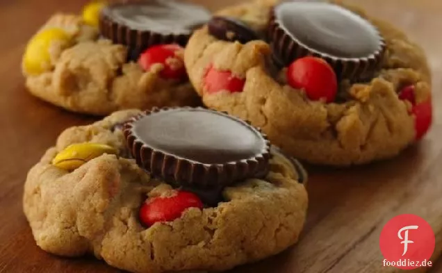 Erdnussbutter Candy Cup Kekse