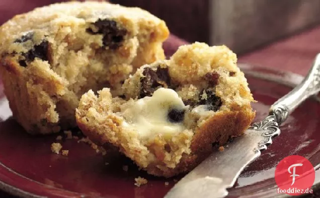 Pflaumen-Walnuss-Kleie-Muffins