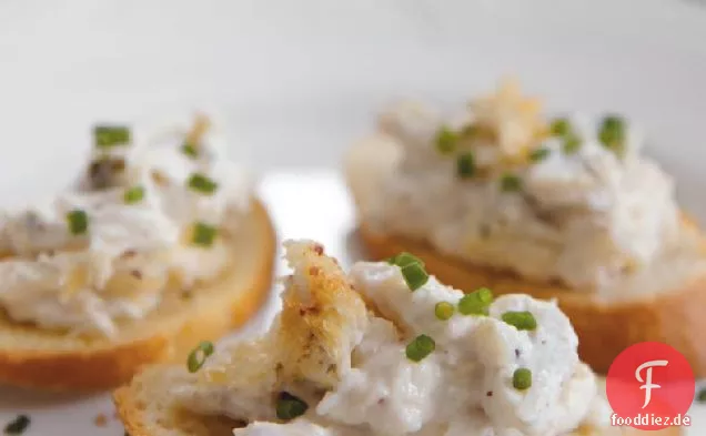 Warmer Schnittlauch-Zwiebel-Krabben-Dip