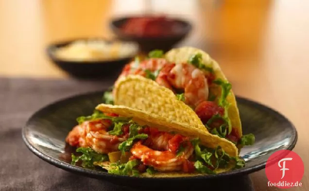Salsa-Garnelen-Tacos