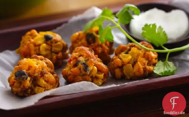 Würzige Chorizo-Käsebällchen