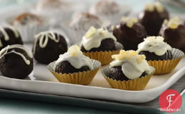 Bourbon-Spiked Ingwer Brownie Trüffelbällchen