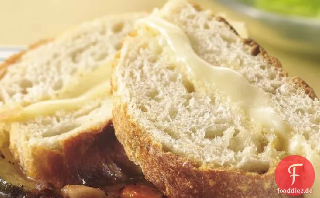Caesar-Mozzarella Französisches Brot