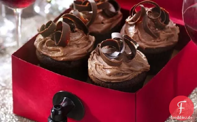 Zinfandel-Wein-Cupcakes