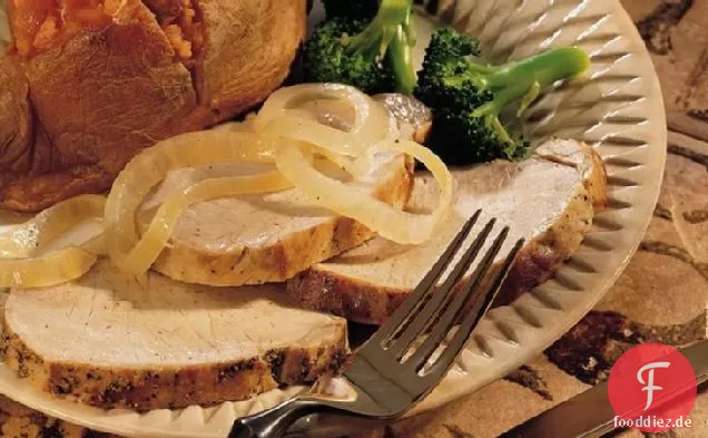 Knoblauch Schweinebraten