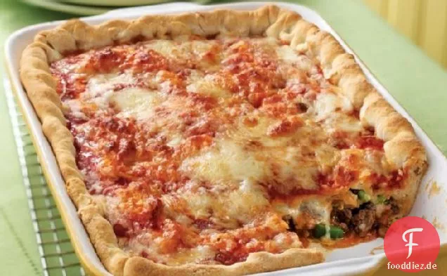 Gefüllte Pizza