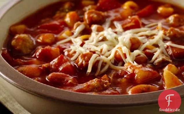 Slow-Cooker glutenfreier Minestrone-Eintopf