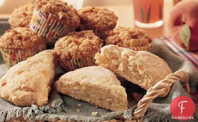 Praline-Pfirsich-Muffins