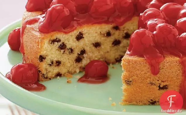 Kirsche Schokolade Chipper Kuchen