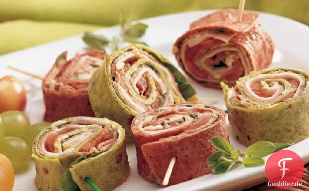 Rindfleisch und Provolone Pinwheels