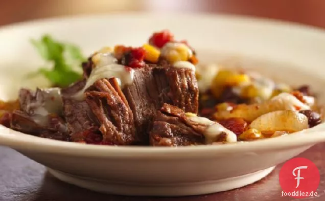 Slow-Cooker Tex-Mex rundes Steak