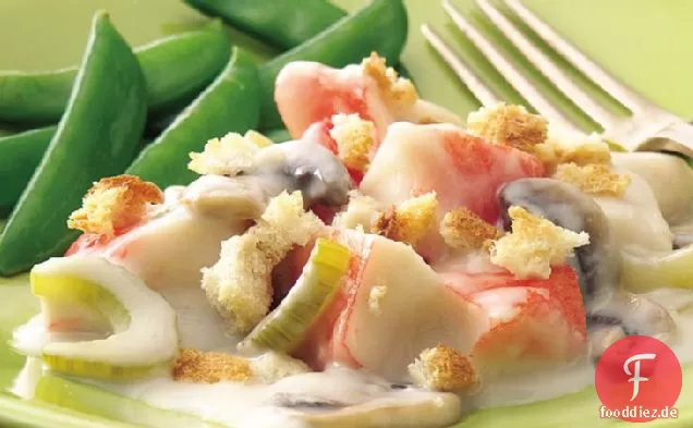 Cremige Krabbe au Gratin