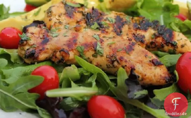 Tequila-Limette Huhn mit Honig Nieselregen