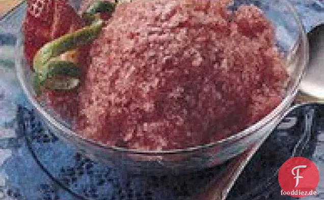 Erdbeer-Limetten-Eis