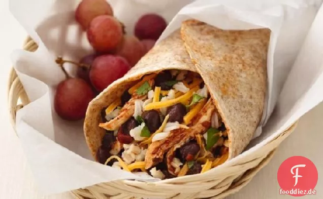 Gesundheit: Huhn und schwarze Bohnen Burritos