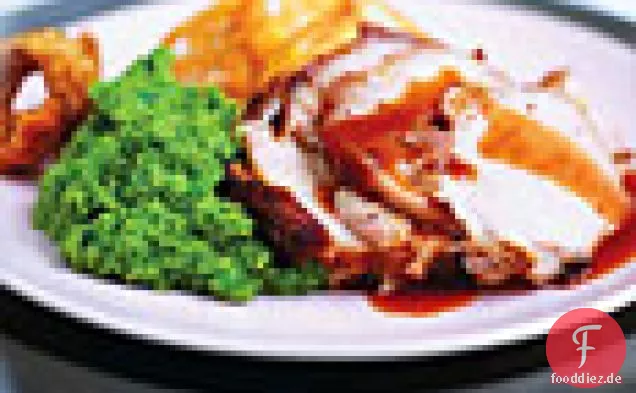 Senf-Fenchel-Schweinelende mit Cumberland Pan Sauce
