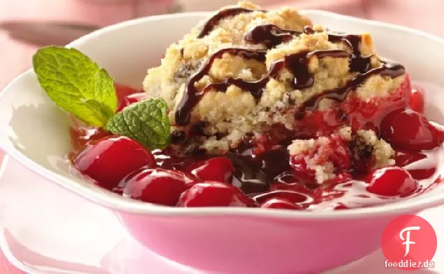 Schokolade-Chip-Cherry Cobbler