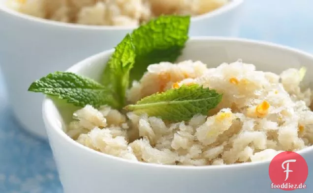 Ausgeprägte Zitrus-Granita