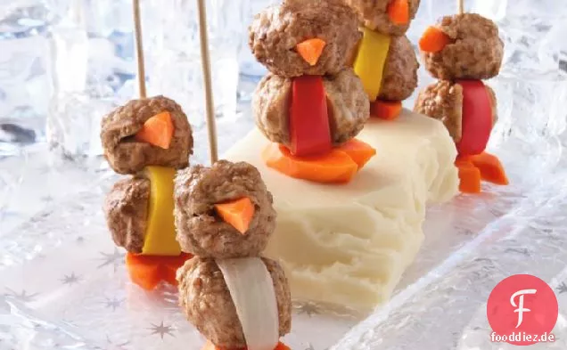 Pinguin Fleischbällchen