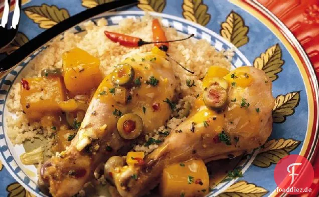 Slow-Cooker Marokkanisches Huhn