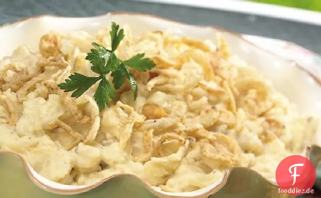 Sauerrahm-Zwiebel-Kartoffel-Auflauf