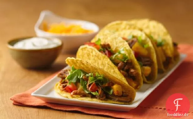 Slow-Cooker Ananas-Schweinefleisch-Tacos