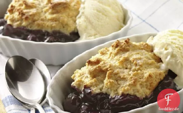 5-Zutaten Blueberry Cobbler