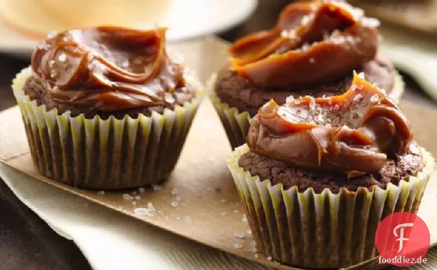 Bourbon-Brownie-Bites mit Dulce de Leche