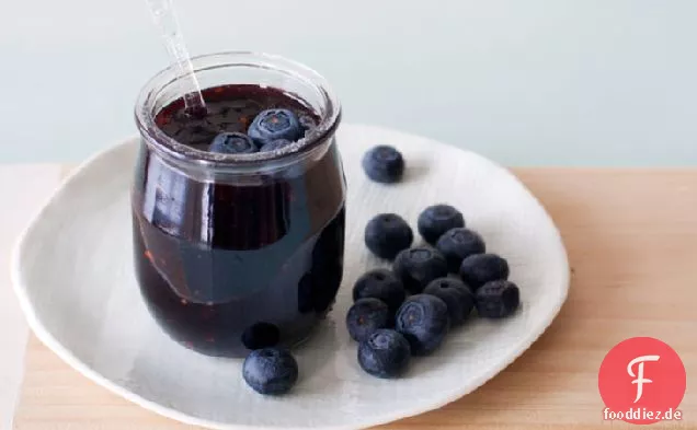 Einfache Blueberry-Chipotle-Glasur