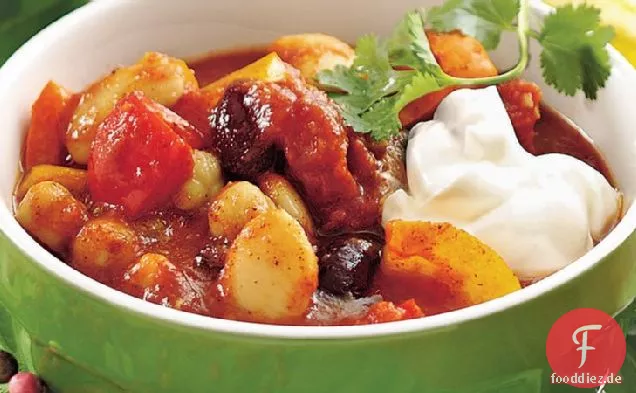 Drei-Bohnen-Weihnachts-Chili