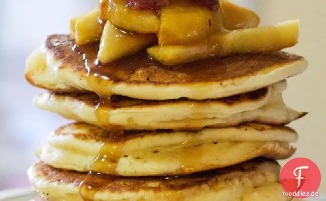 Bourbon-Apfel-Speck-Pfannkuchen