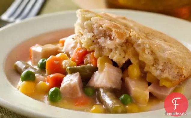 Einfache Türkei Pot Pie