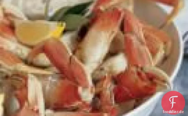Geknackt Krabbe Mit Meerrettich-Mayonnaise
