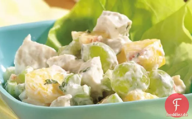 Huhn Obstsalat