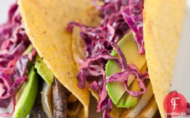 Portabella-Tacos mit Würzigem Kohl-Krautsalat