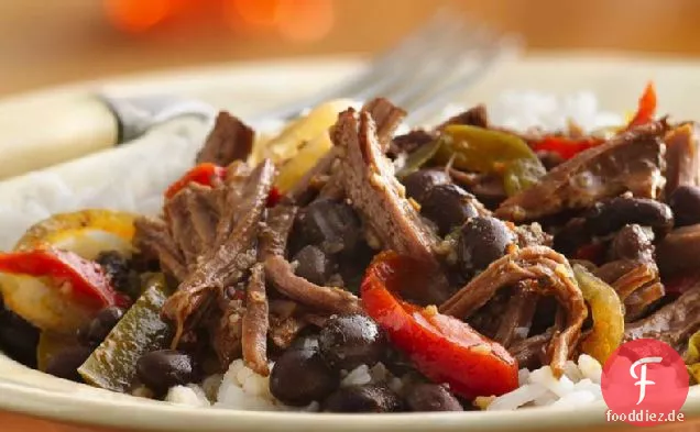 Slow-Cooker Kubanische Flank Steak
