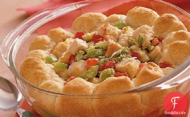 Heiße Türkei-Salat mit Rosmarin-Kekse