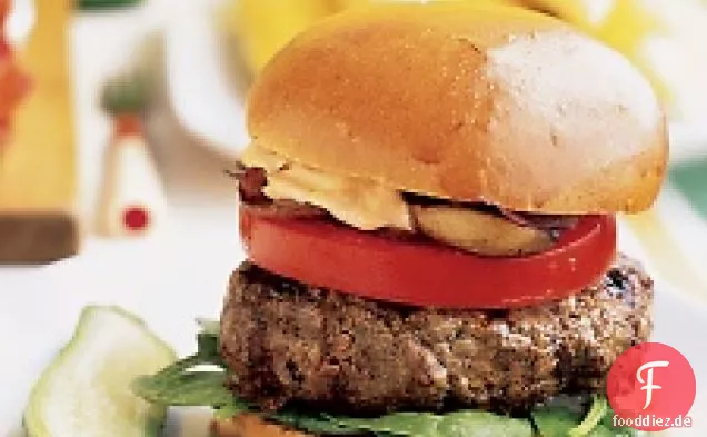 Mit Käse gefüllte Burger