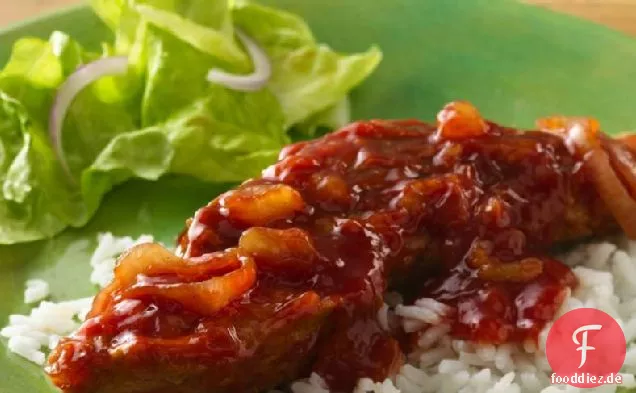 Slow-Cooker polynesische Schweinerippchen